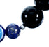 Sterling Silver Onyx And Lapis Evil Eye Bead Necklace SX114945